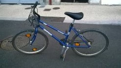 Velo Urbain Bleu De Dcathlon