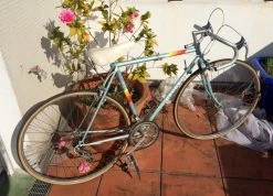 Velo Peugeot Bleu Vintage 55